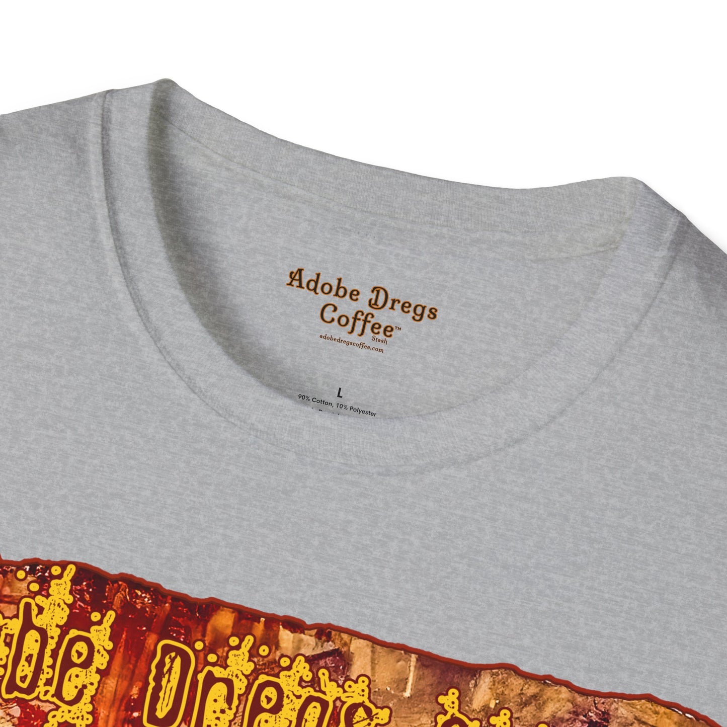 "Sleep is a Symptom of Severe Caffeine Deprivation" Unisex Softstyle T-Shirt from Adobe Dregs Coffee Stash™