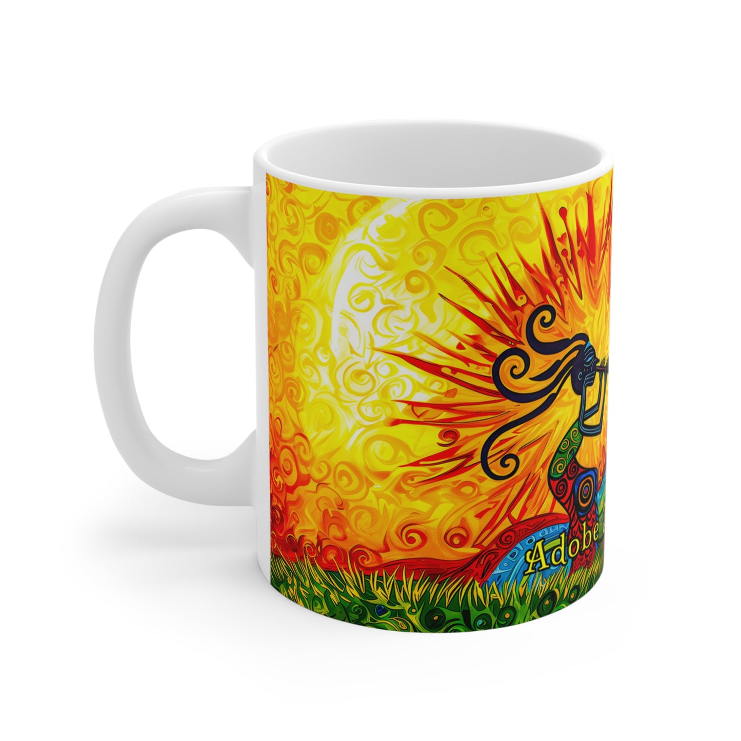 "Kokoo" 11oz Coffee Mug, from Adobe Dregs Coffee Stash™