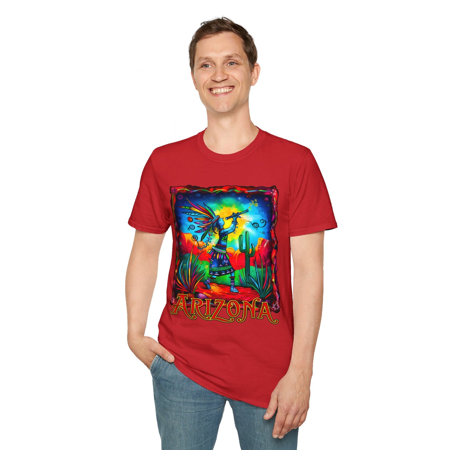 "Reverence" Unisex Softstyle T-Shirt from Adobe Dregs Coffee Stash™