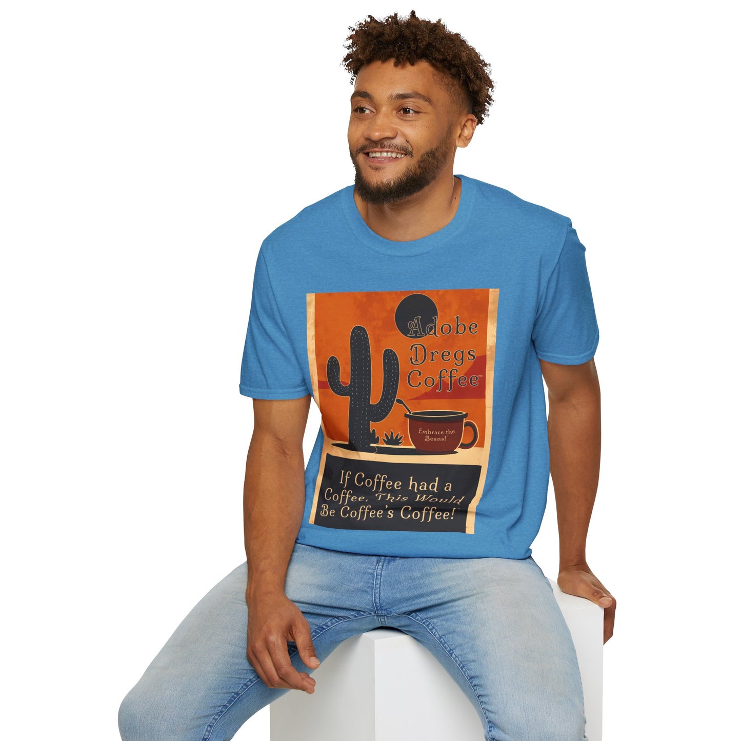 "Cacti & A'Cuppa" - Unisex Softstyle T-Shirt