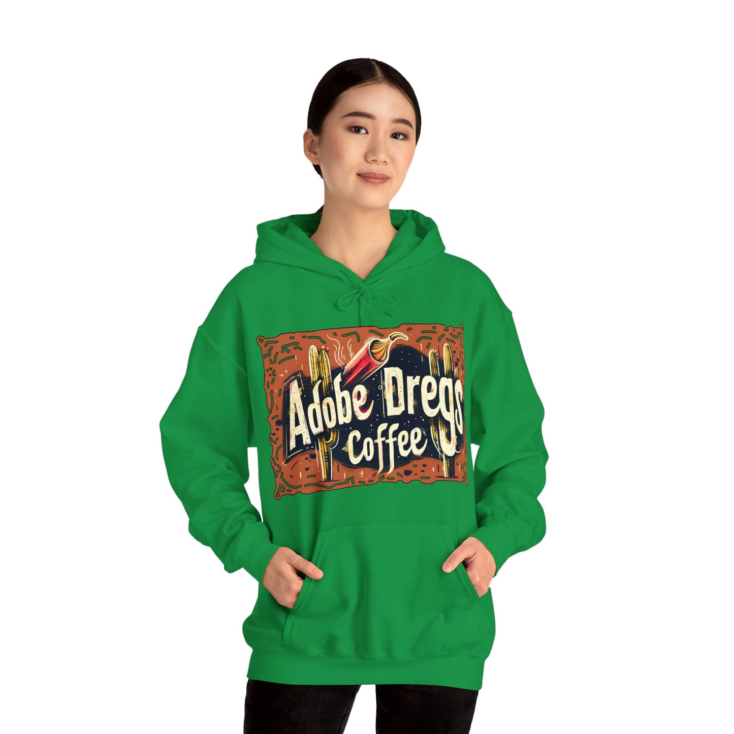 "Retro Rusty Metal Sign" - Unisex Heavy Blend™ Hooded Sweatshirt