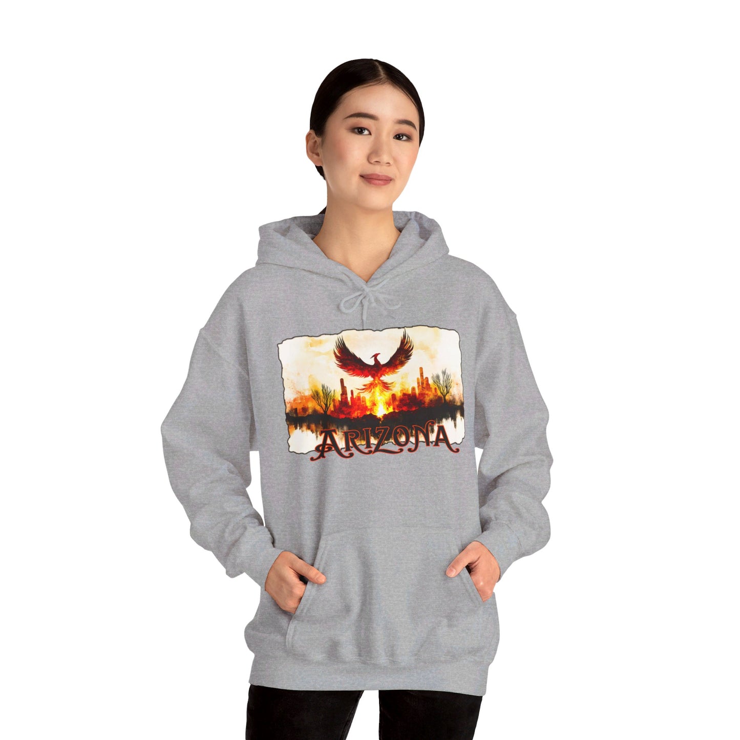 "Aloft" Unisex Heavy Blend™ Hooded Sweatshirt