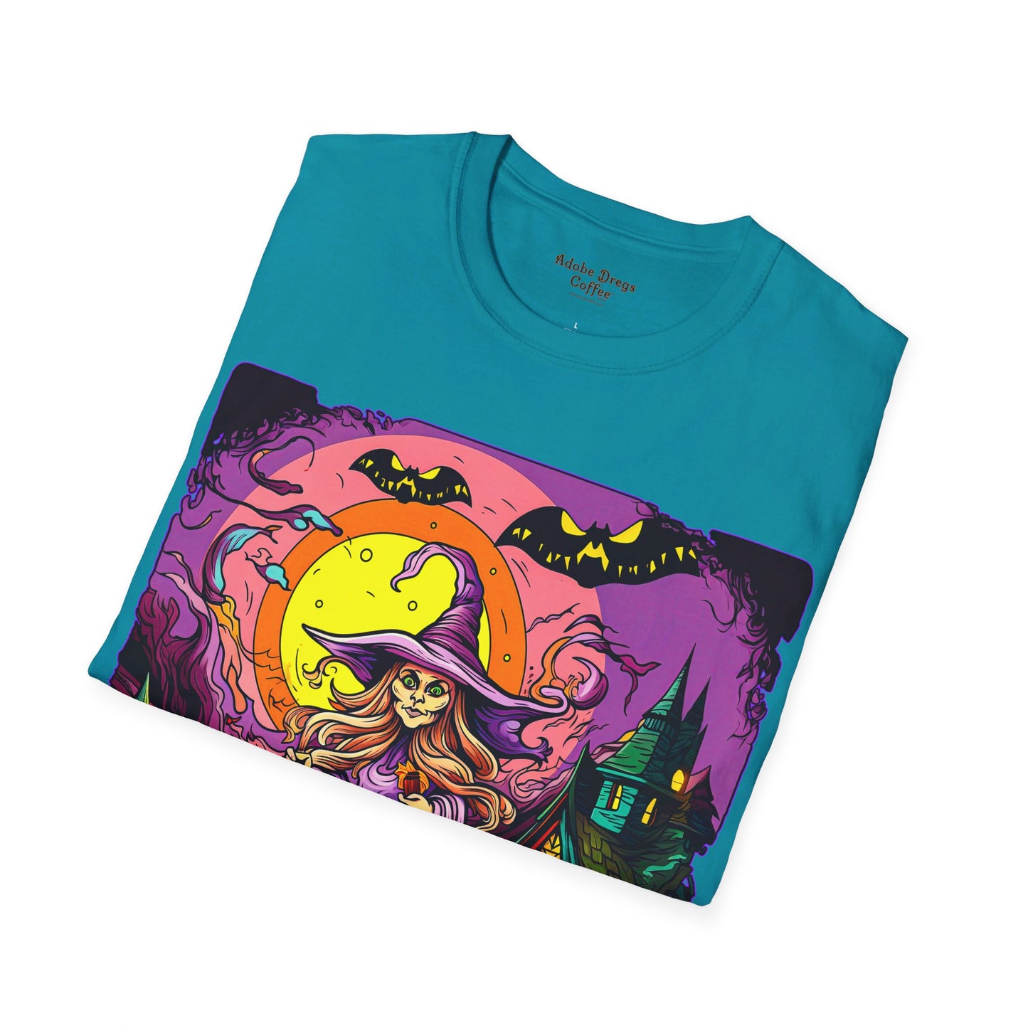 "Trick? Treat? Either Way, I Win!" Unisex Softstyle T-Shirt from Adobe Dregs Coffee Stash™