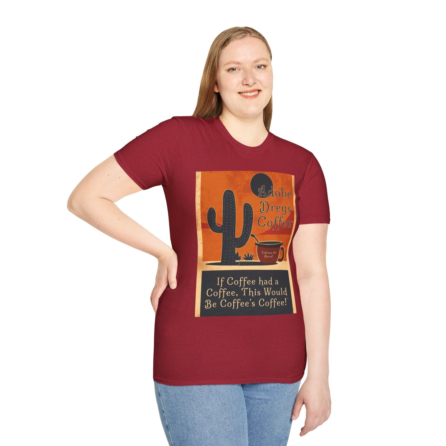 "Cacti & A'Cuppa" - Unisex Softstyle T-Shirt