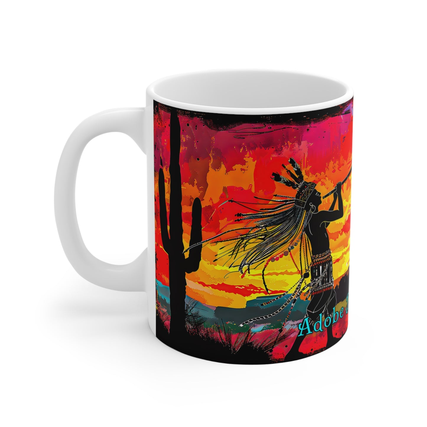 "Lunar Ceremony" 11oz Coffee Mug, from Adobe Dregs Coffee Stash™