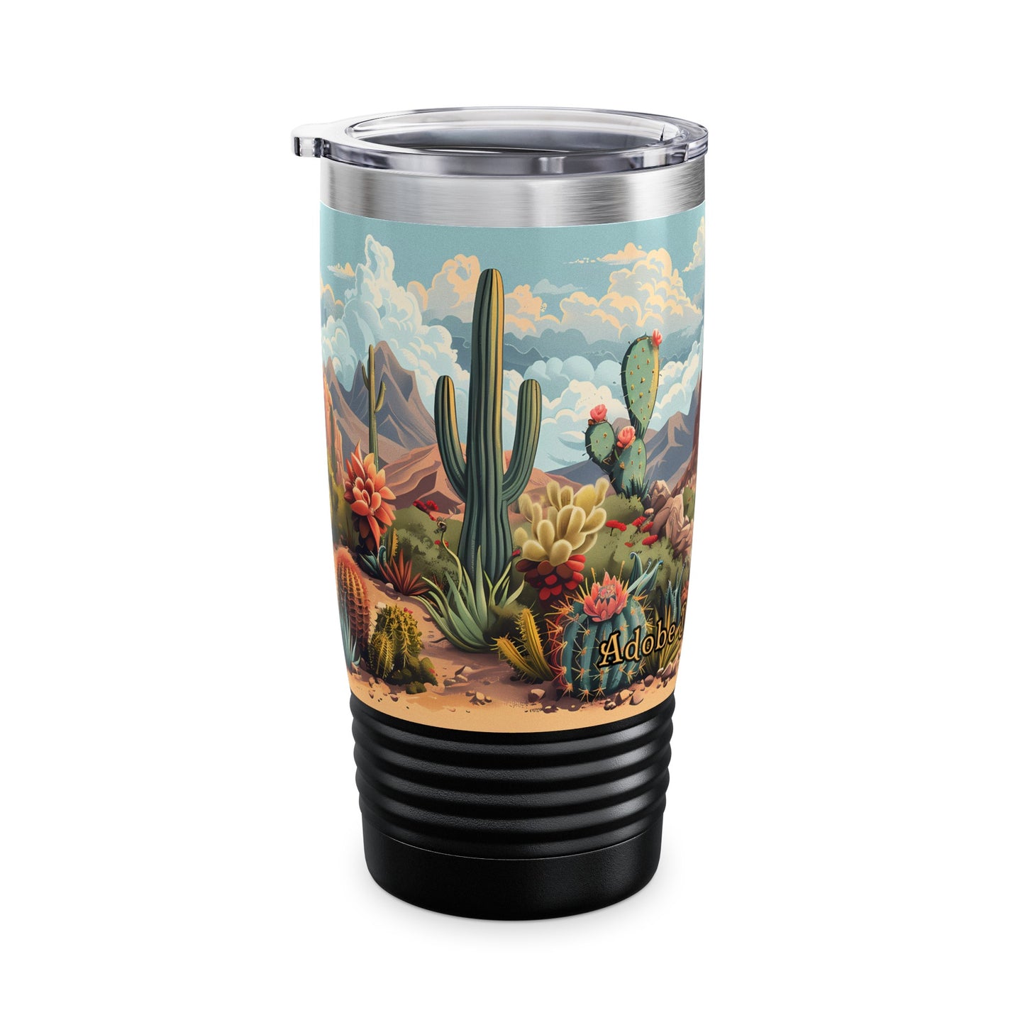 Cactus Canyon from Adobe Dregs Coffee: Ringneck Tumbler, 20oz