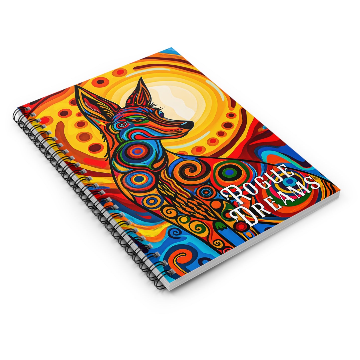 "Rogue Dreams" A Dream Journal & Spiral Notebook - Ruled Line From Adobe Dregs Coffee Stash™