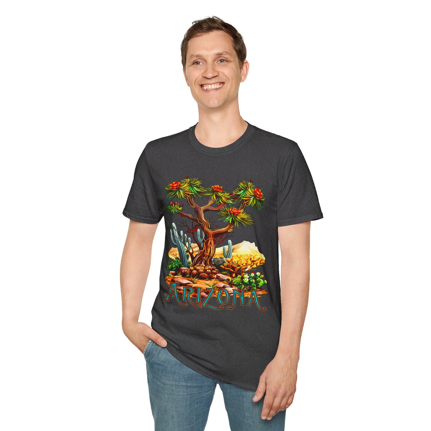 "Josh U-A-Tree" Unisex Softstyle T-Shirt from Adobe Dregs Coffee Stash™