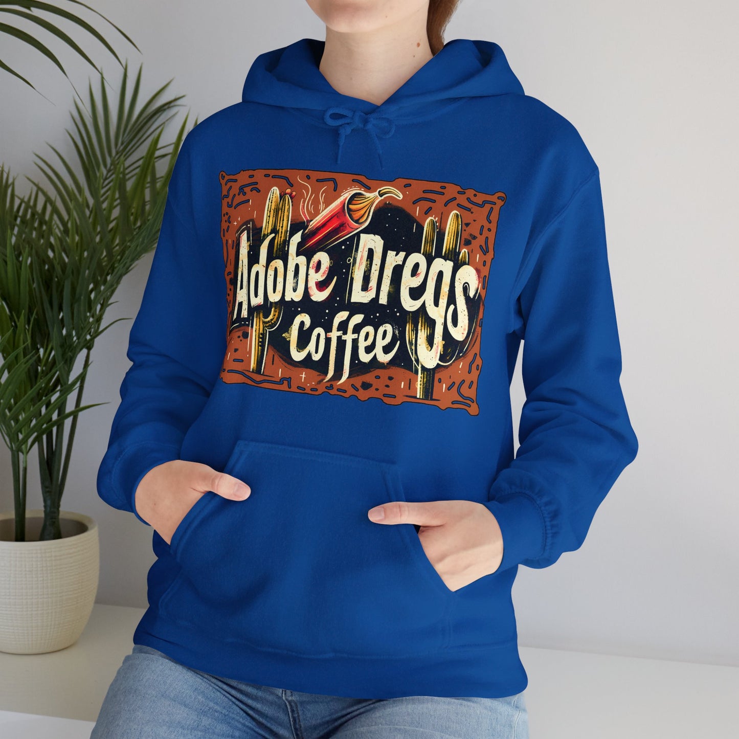 "Retro Rusty Metal Sign" - Unisex Heavy Blend™ Hooded Sweatshirt