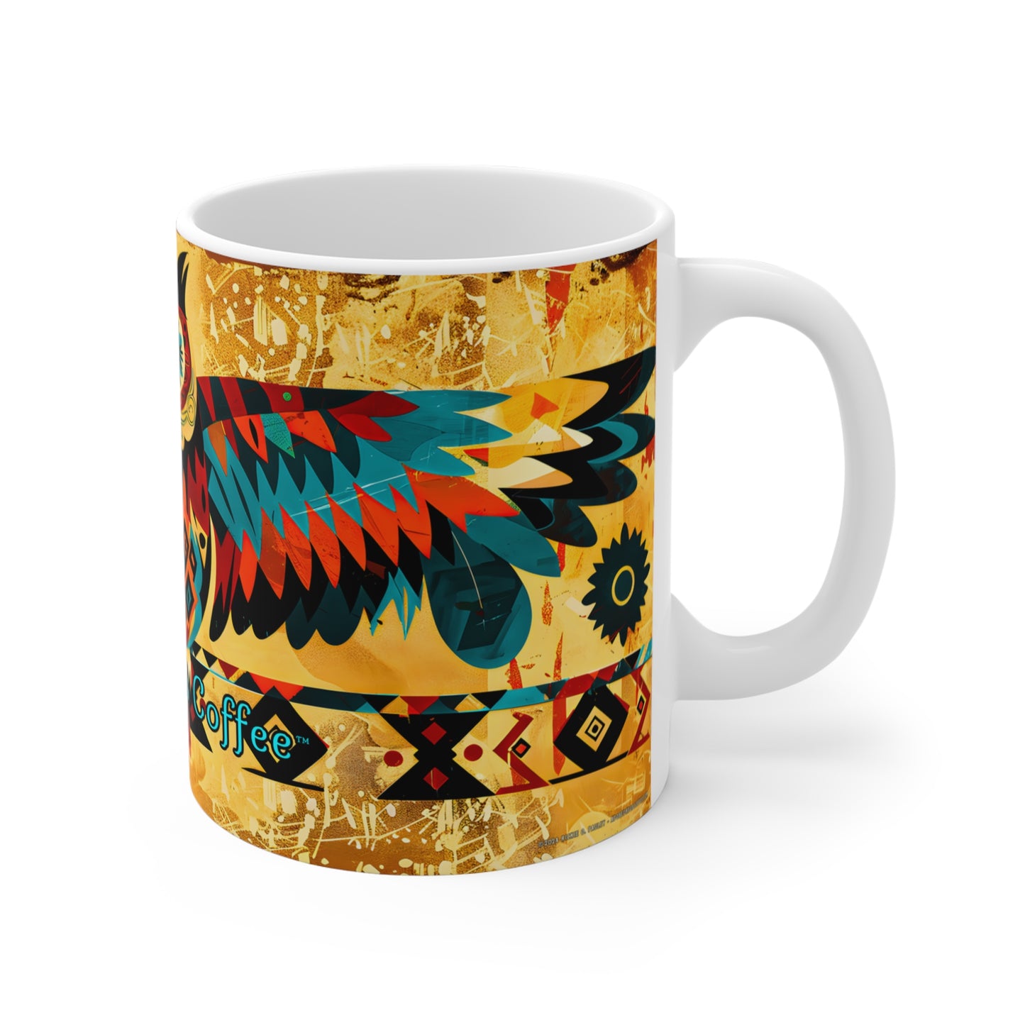 "Spread Your Wings" 11oz Coffee Mug, from Adobe Dregs Coffee Stash™