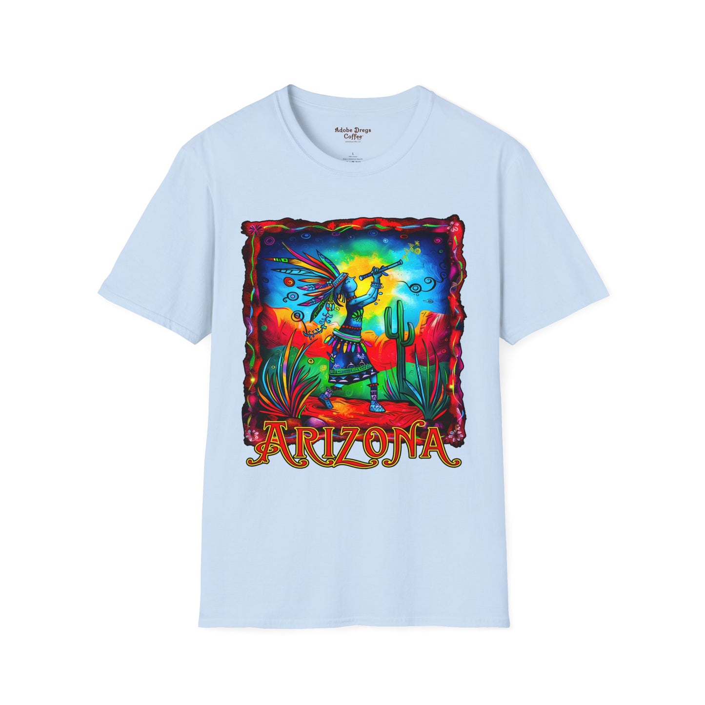 "Reverence" Unisex Softstyle T-Shirt from Adobe Dregs Coffee Stash™