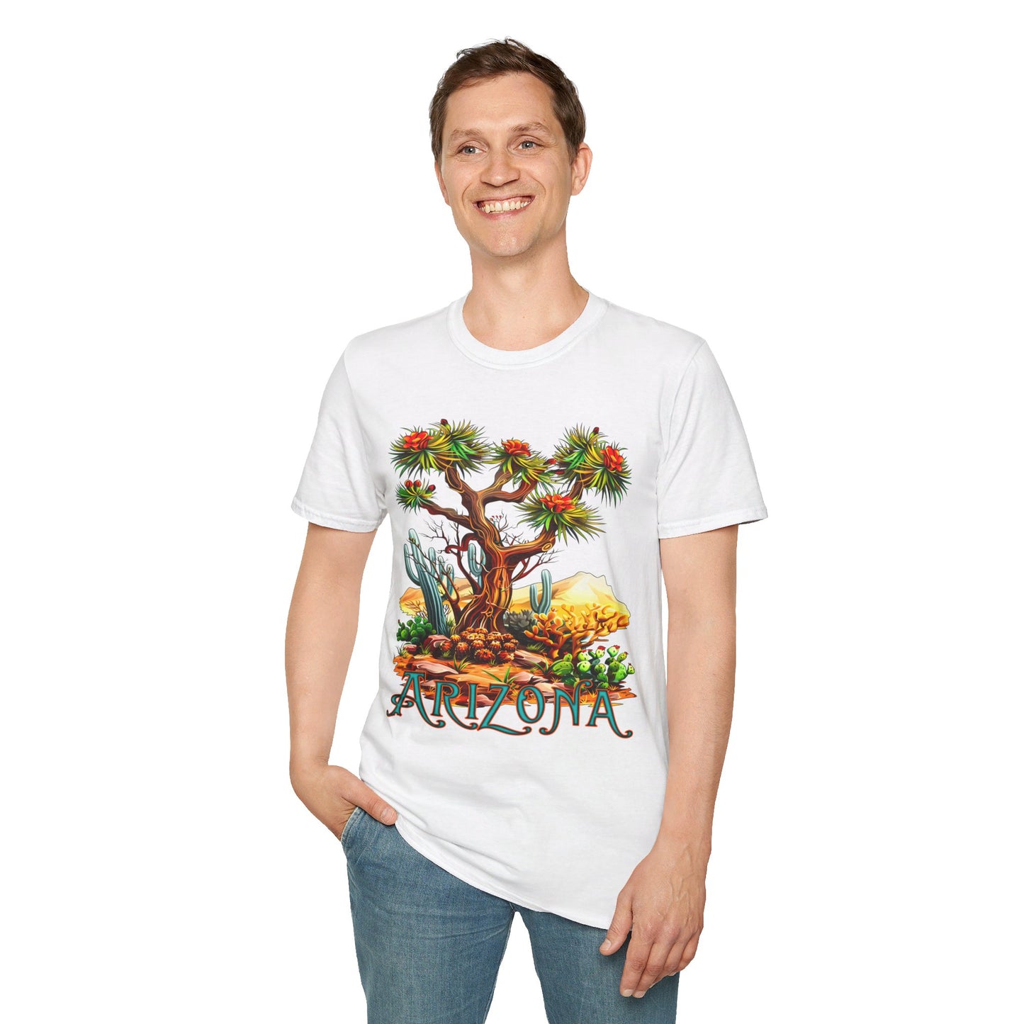 "Josh U-A-Tree" Unisex Softstyle T-Shirt from Adobe Dregs Coffee Stash™