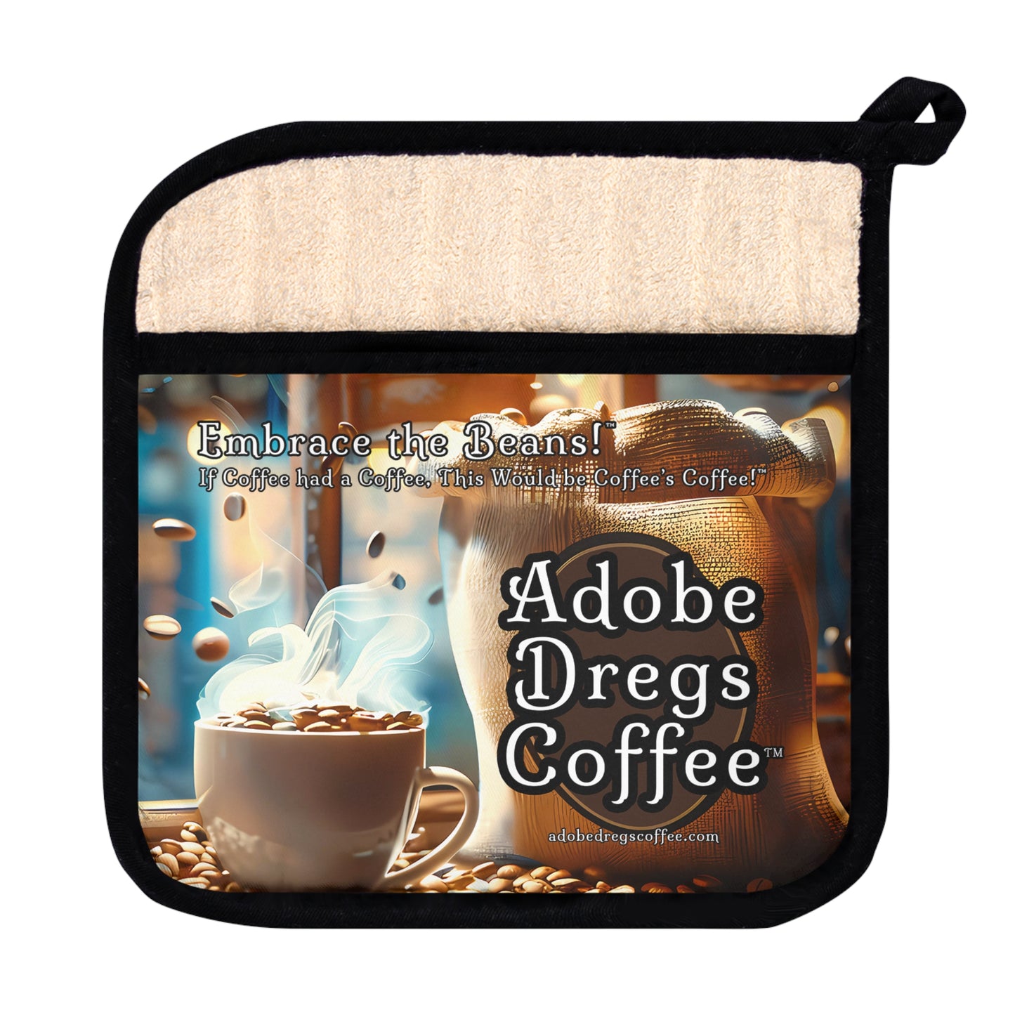 9"x9" Pot Holder with Pocket from Adobe Dregs Coffee™