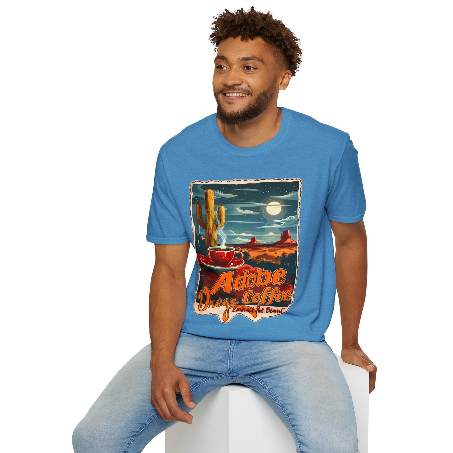 "Java Moon" - Unisex Softstyle T-Shirt