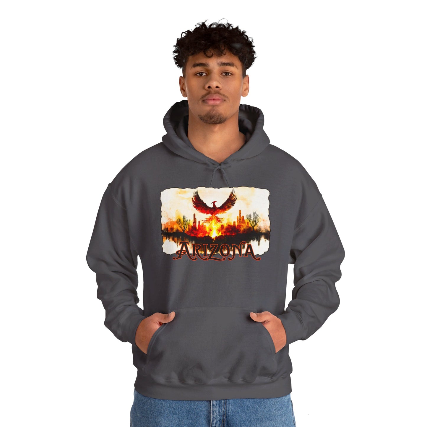 "Aloft" Unisex Heavy Blend™ Hooded Sweatshirt