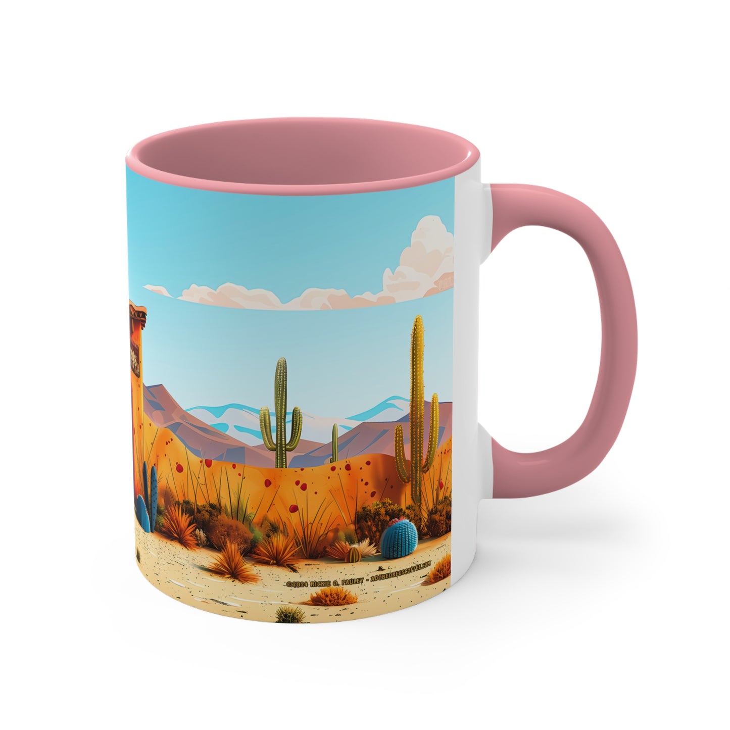 The Blue Door Accent Coffee Mug, 11oz from Adobe Dregs Coffee