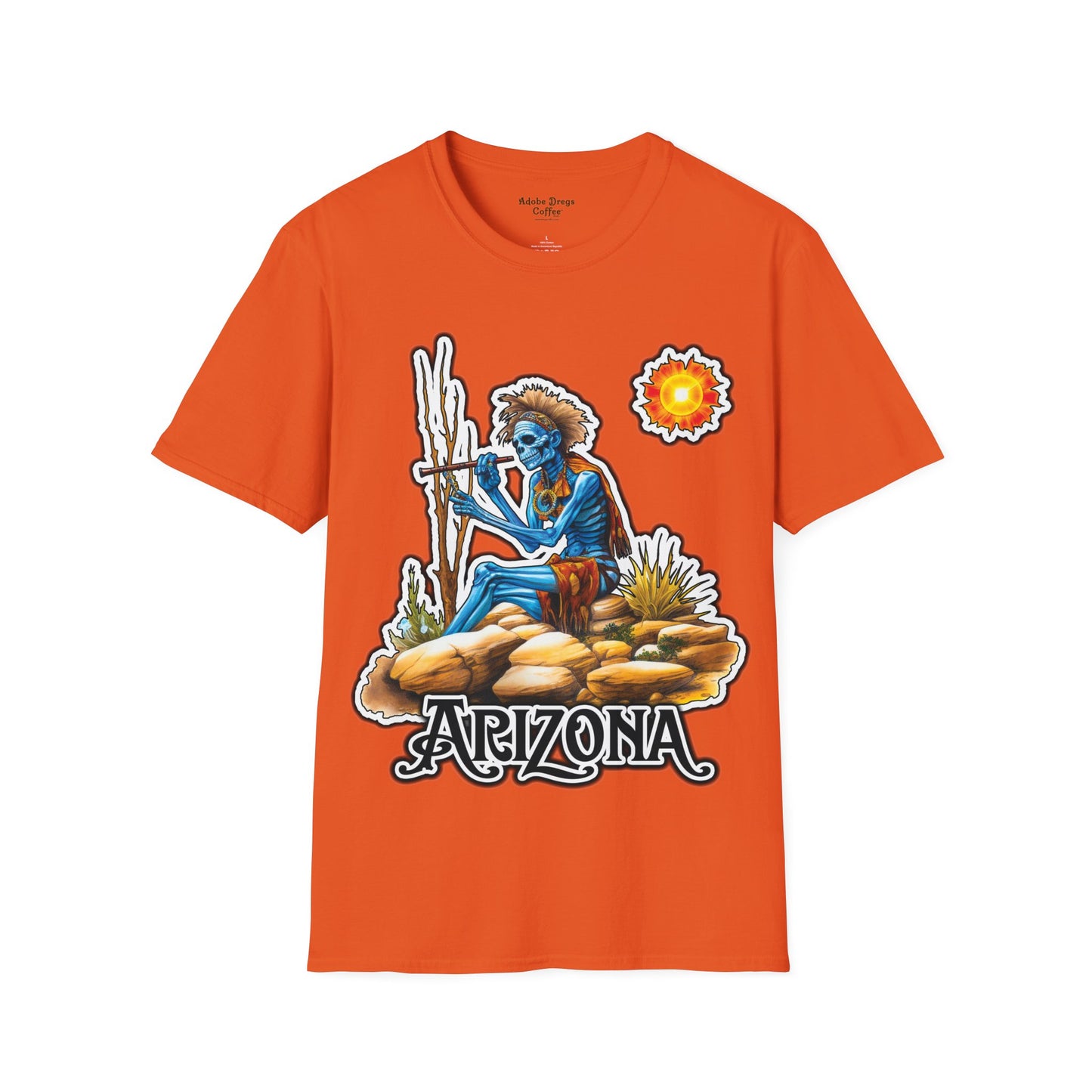 "Fun in the Arizona Sun!" Unisex Softstyle T-Shirt from Adobe Dregs Coffee Stash™