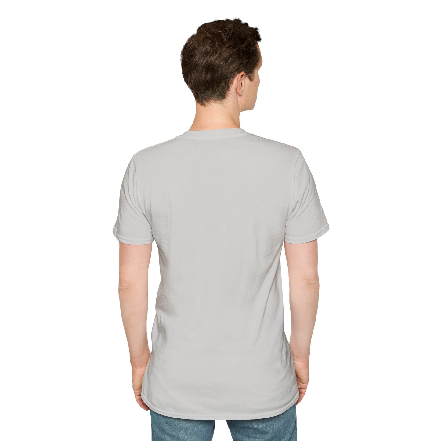 "Red Rock Road - Somewhere, Arizona" Unisex Softstyle T-Shirt from Adobe Dregs Coffee Stash™