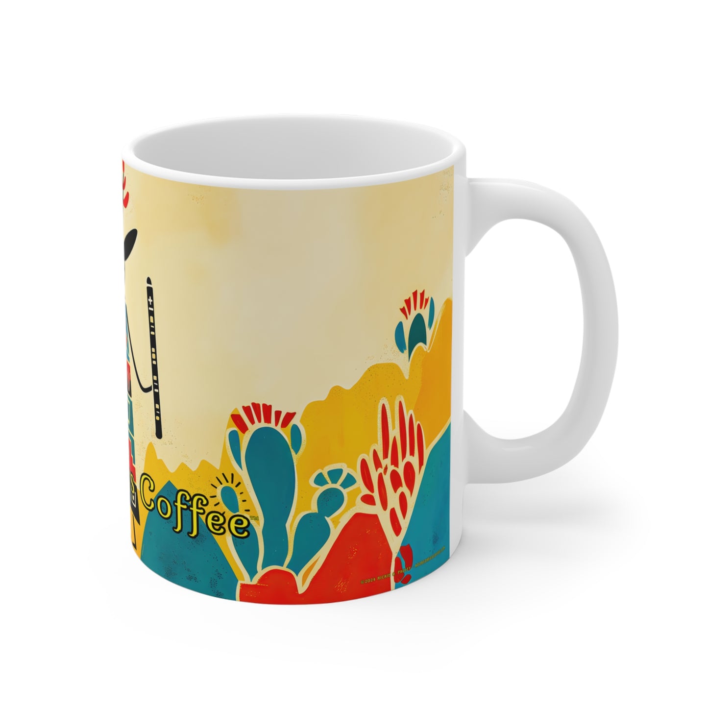 "Rehearsal" 11oz Coffee Mug, from Adobe Dregs Coffee Stash™