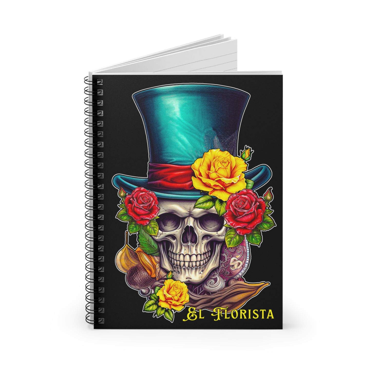 "El Florista" (The Florist) Spiral Notebook - Ruled Line from Adobe Dregs Coffee Stash™