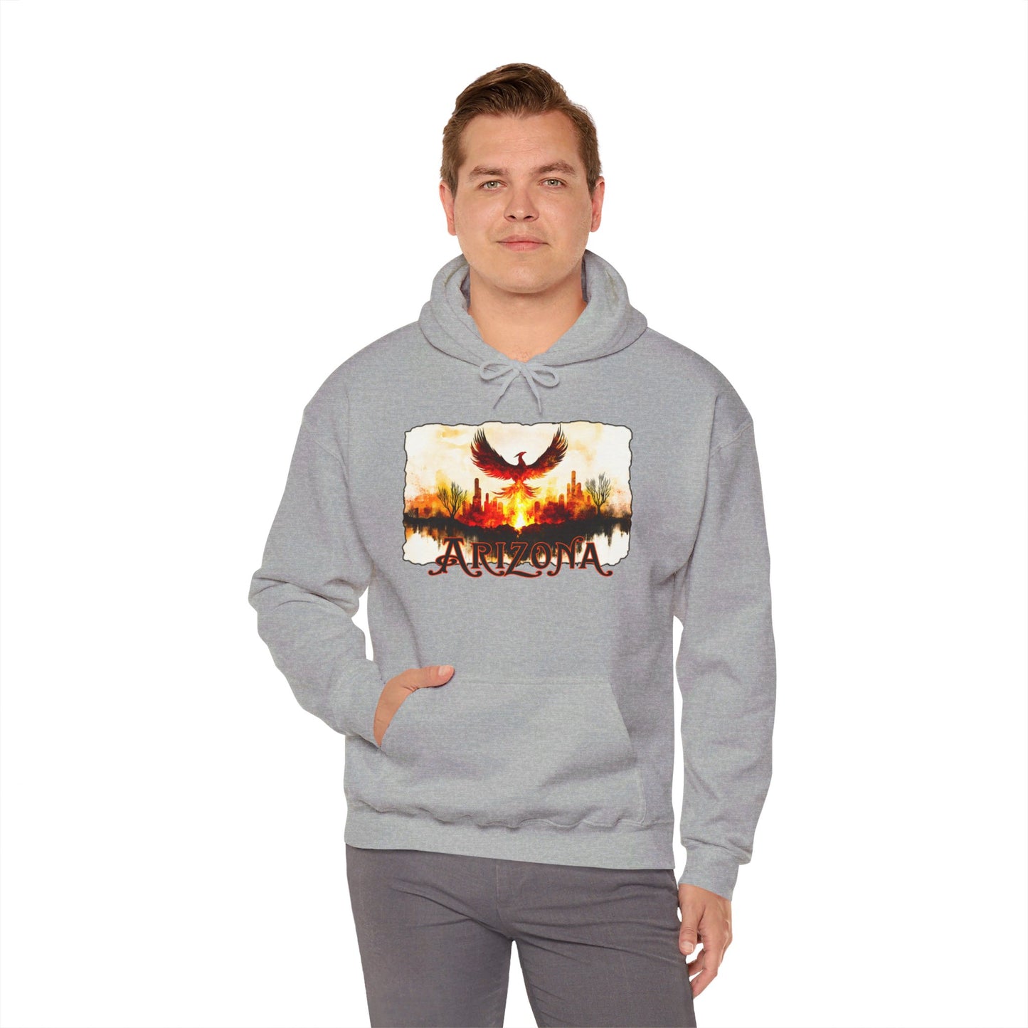 "Aloft" Unisex Heavy Blend™ Hooded Sweatshirt