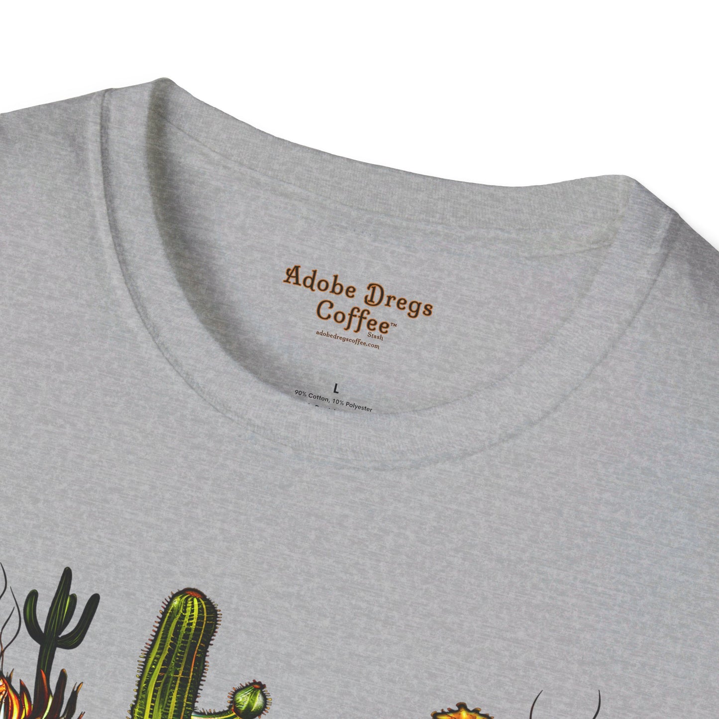 "Superstition" Unisex Softstyle T-Shirt from Adobe Dregs Coffee Stash™