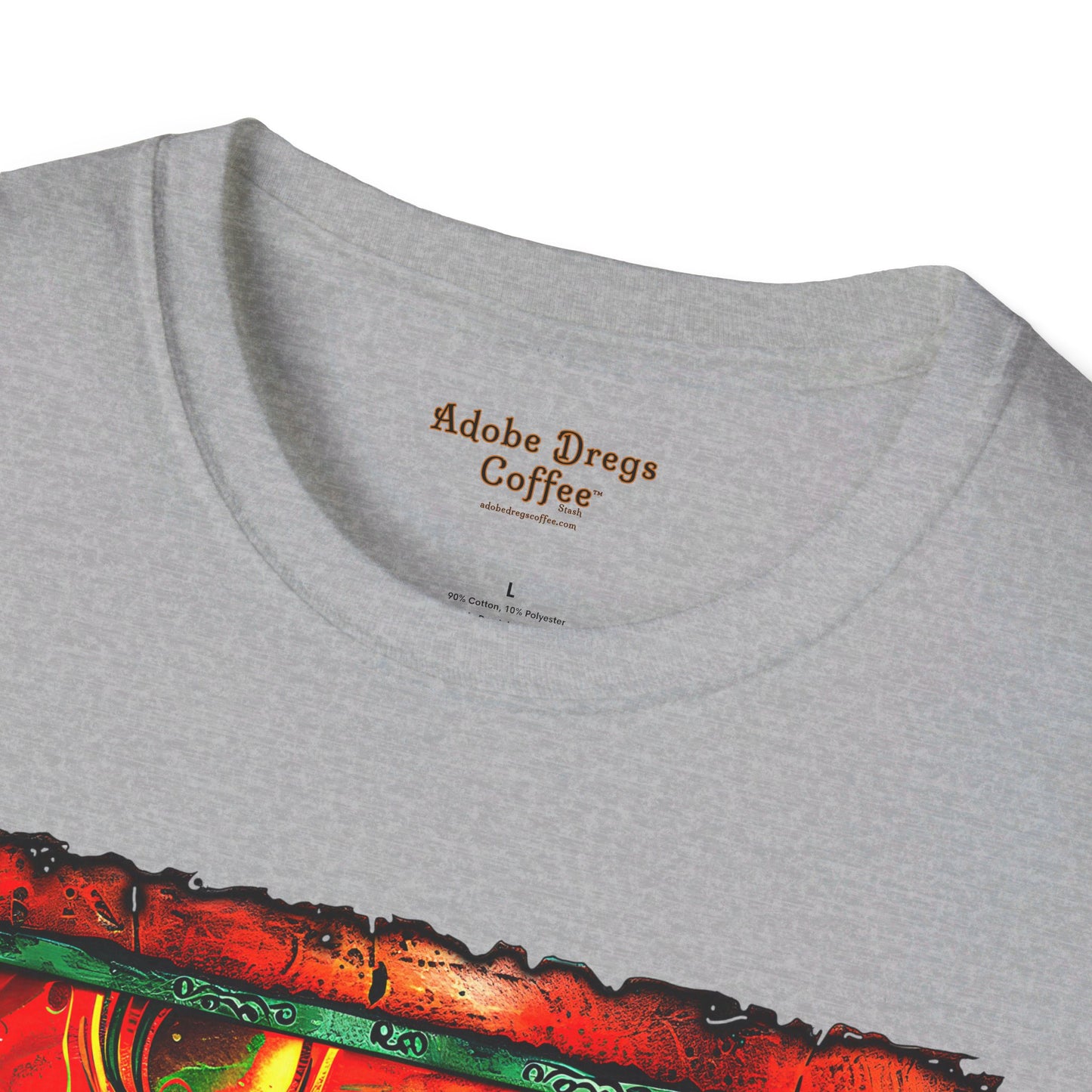 "The Hunter" Unisex Softstyle T-Shirt from Adobe Dregs Coffee Stash™