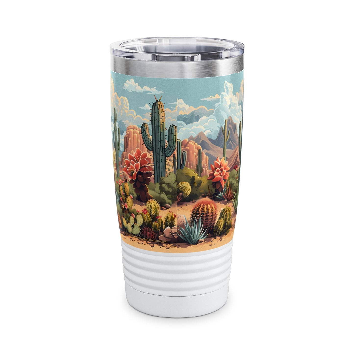 Cactus Canyon from Adobe Dregs Coffee: Ringneck Tumbler, 20oz