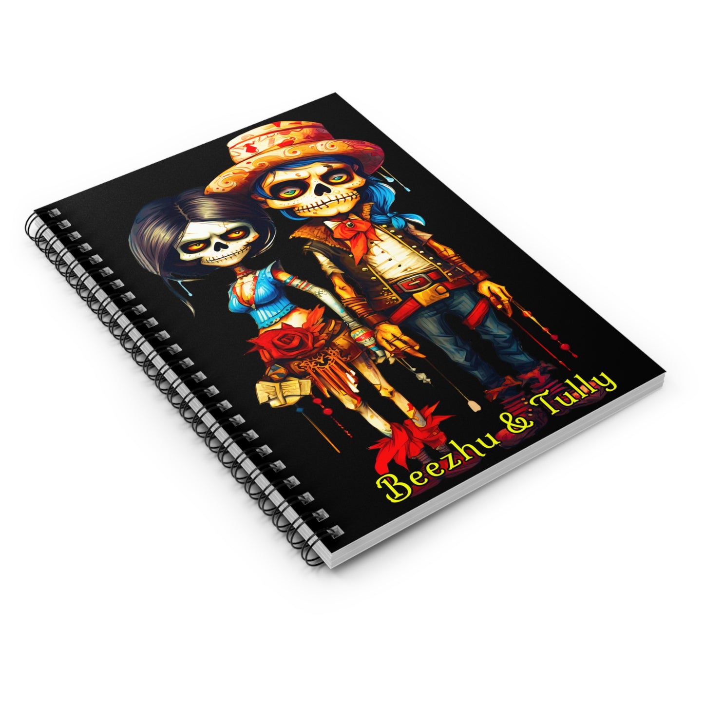 "Beezhu & Tully " Spiral Notebook - Ruled Line From Adobe Dregs Coffee Stash™