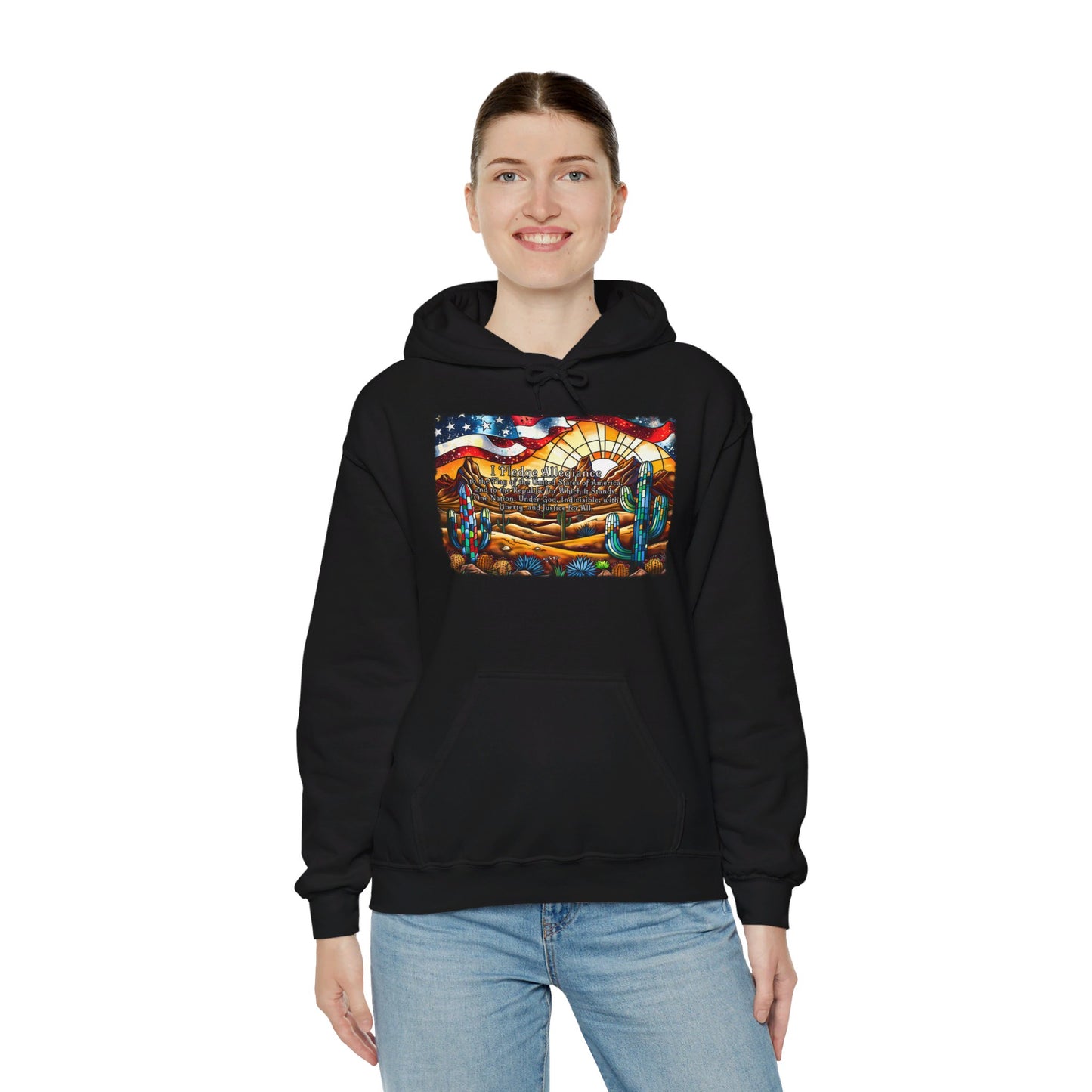 "I Pledge Allegiance..." Unisex Heavy Blend™ Hooded Sweatshirt