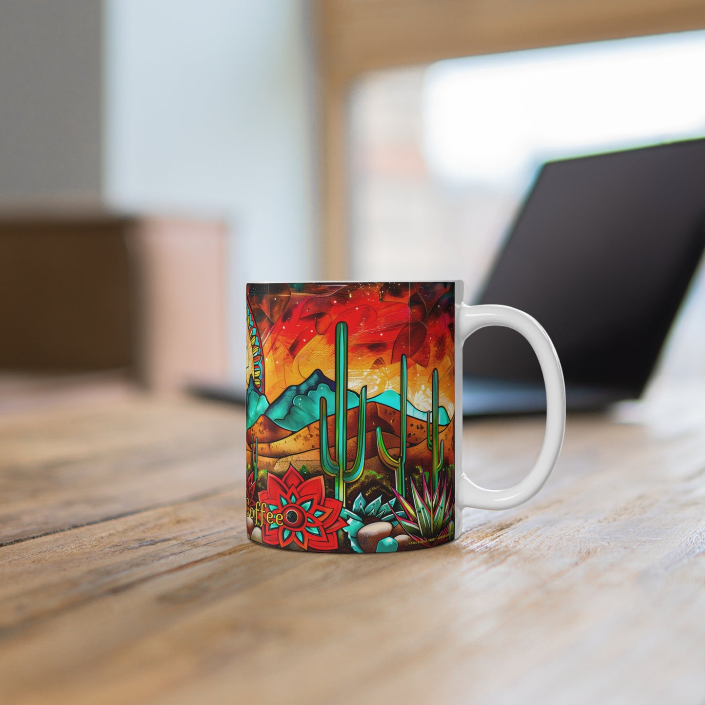 "Desert Skylight" 11oz Coffee Mug, from Adobe Dregs Coffee Stash™