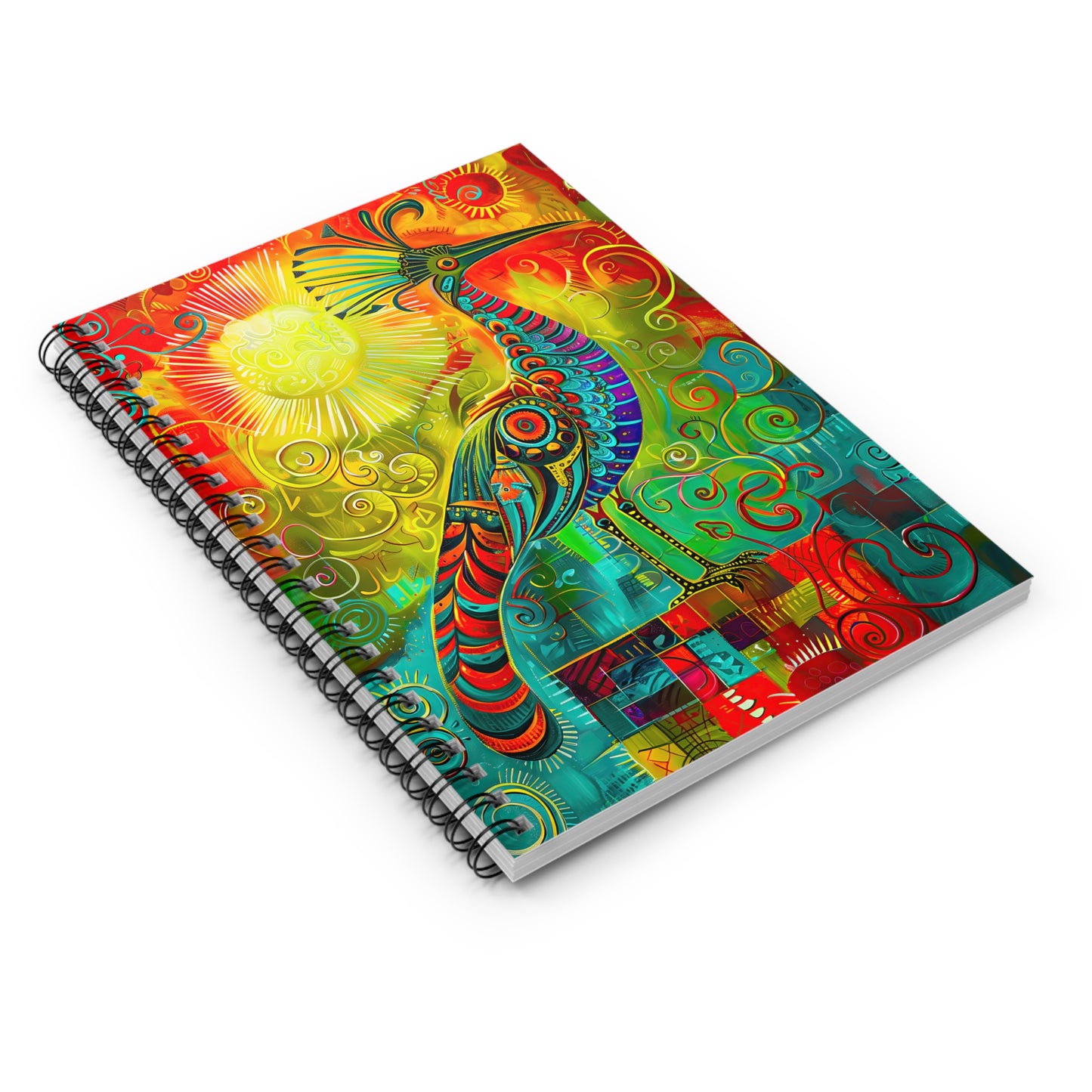 "Gifted Beauty" A Journal & Spiral Notebook - Ruled Line From Adobe Dregs Coffee Stash™