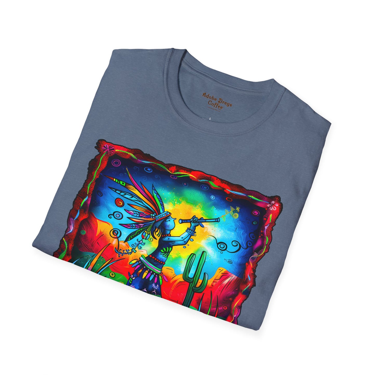 "Reverence" Unisex Softstyle T-Shirt from Adobe Dregs Coffee Stash™