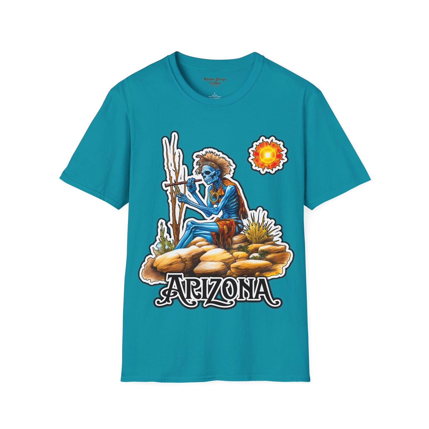 "Fun in the Arizona Sun!" Unisex Softstyle T-Shirt from Adobe Dregs Coffee Stash™