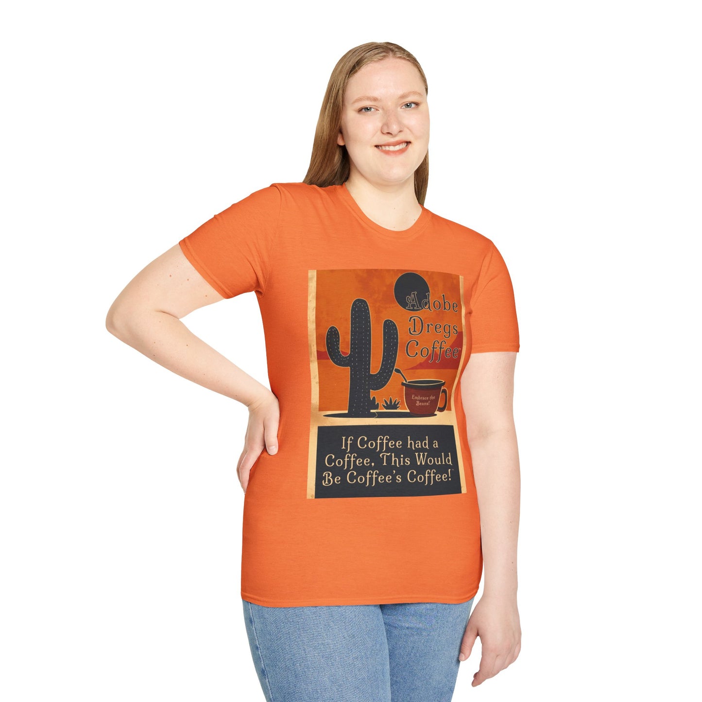 "Cacti & A'Cuppa" - Unisex Softstyle T-Shirt