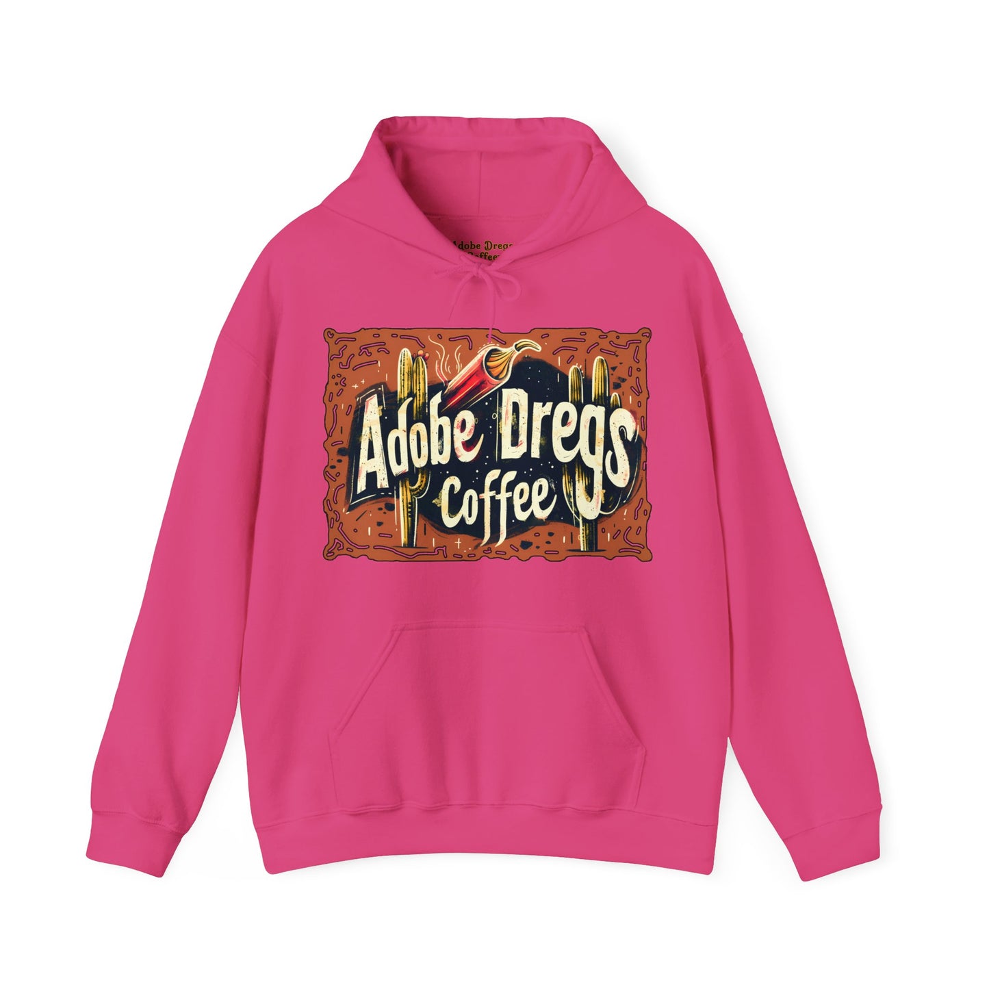 "Retro Rusty Metal Sign" - Unisex Heavy Blend™ Hooded Sweatshirt