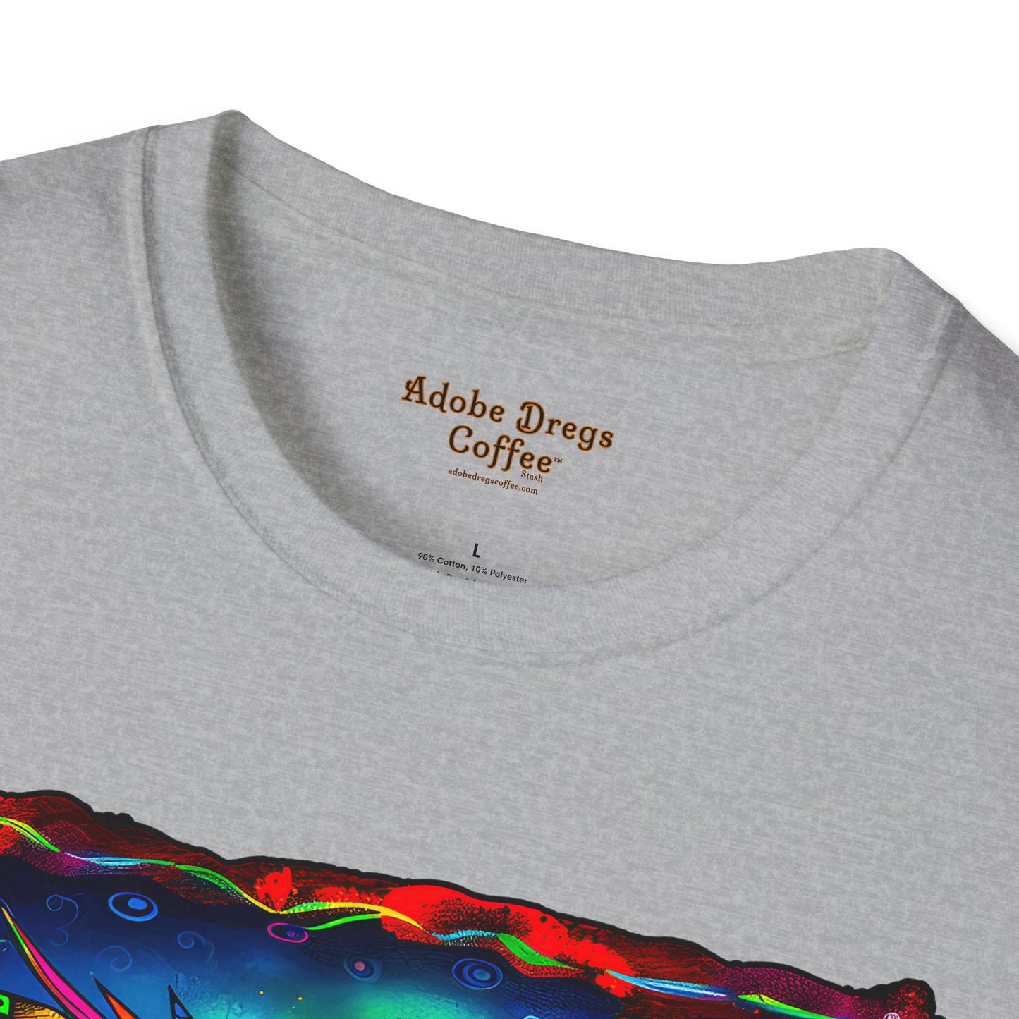 "Reverence" Unisex Softstyle T-Shirt from Adobe Dregs Coffee Stash™