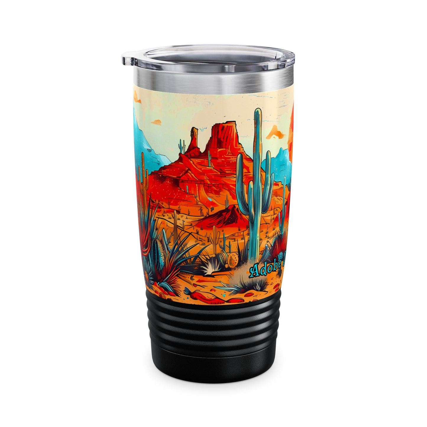 Saguaro Sunset from Adobe Dregs Coffee: Ringneck Tumbler, 20oz