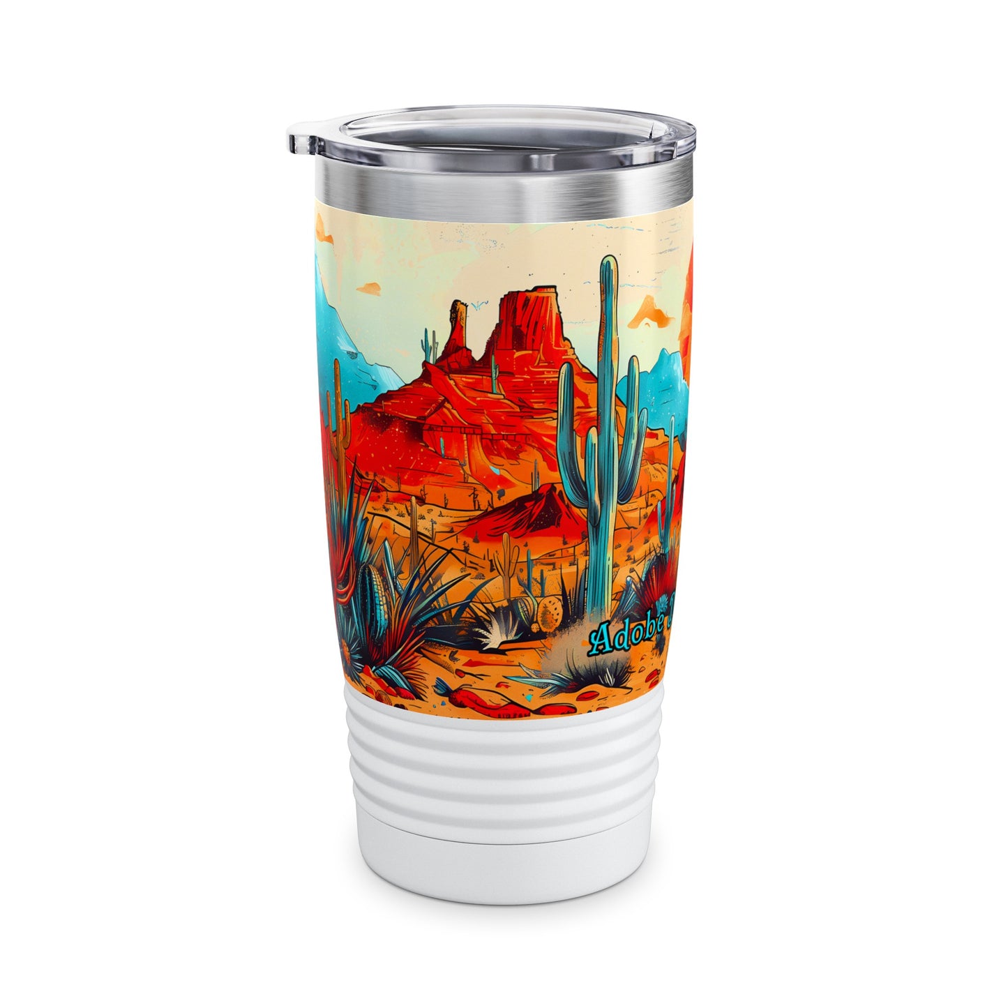 Saguaro Sunset from Adobe Dregs Coffee: Ringneck Tumbler, 20oz