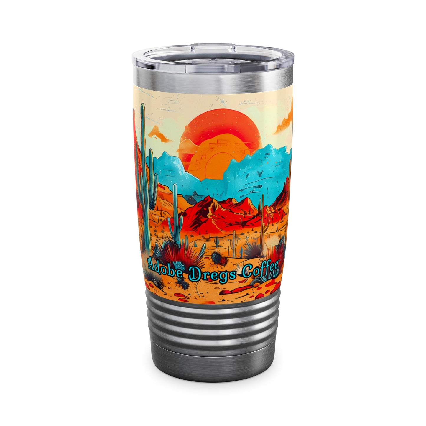 Saguaro Sunset from Adobe Dregs Coffee: Ringneck Tumbler, 20oz