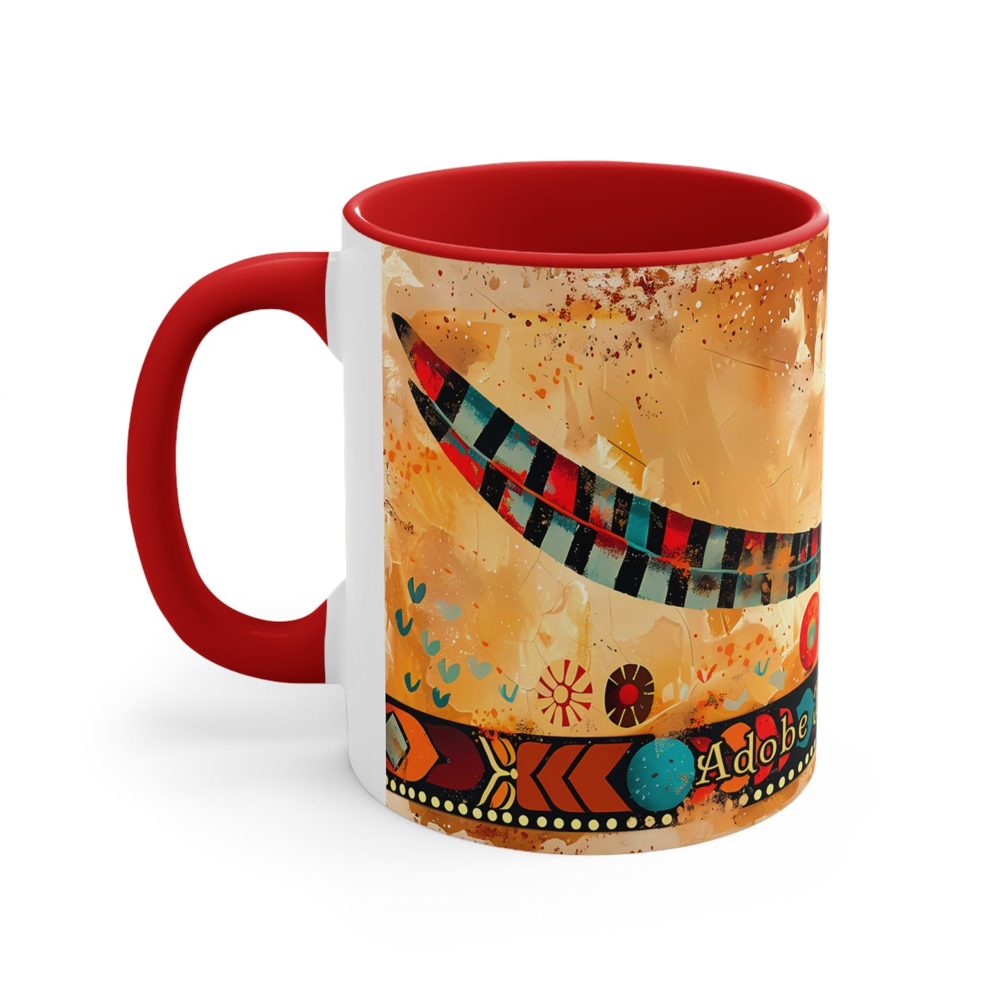 Pájaro Correcaminos Accent Coffee Mug, 11oz from Adobe Dregs Coffee