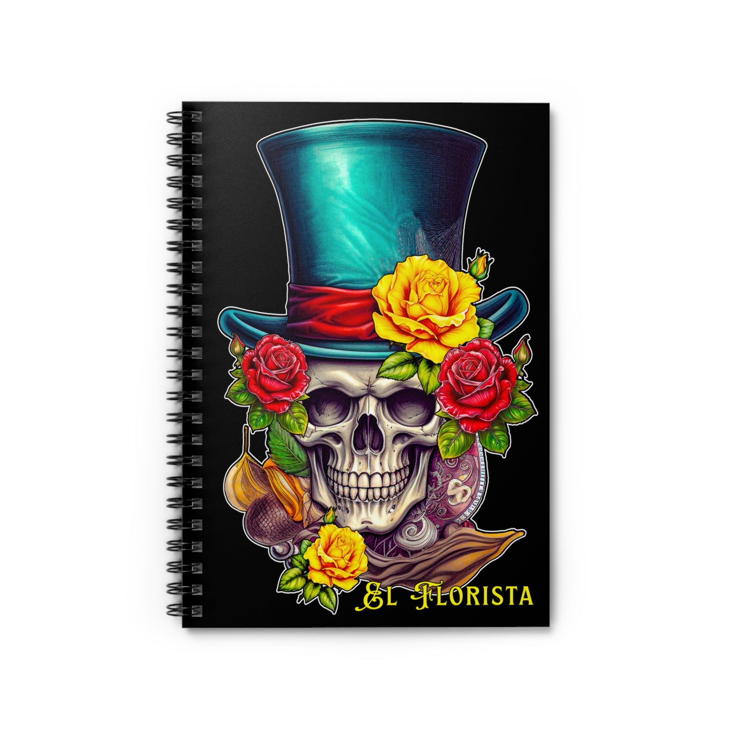 "El Florista" (The Florist) Spiral Notebook - Ruled Line from Adobe Dregs Coffee Stash™