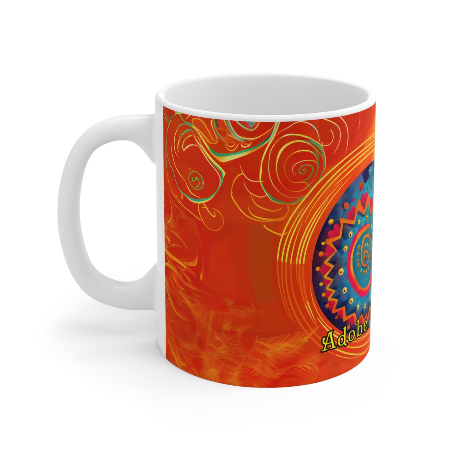 "Drum Song" 11oz Coffee Mug, from Adobe Dregs Coffee Stash™