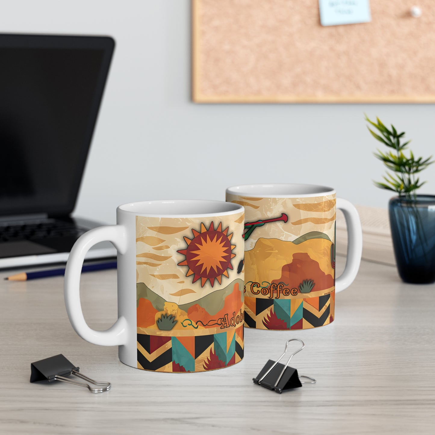 "Windsong" 11oz Coffee Mug, from Adobe Dregs Coffee Stash™