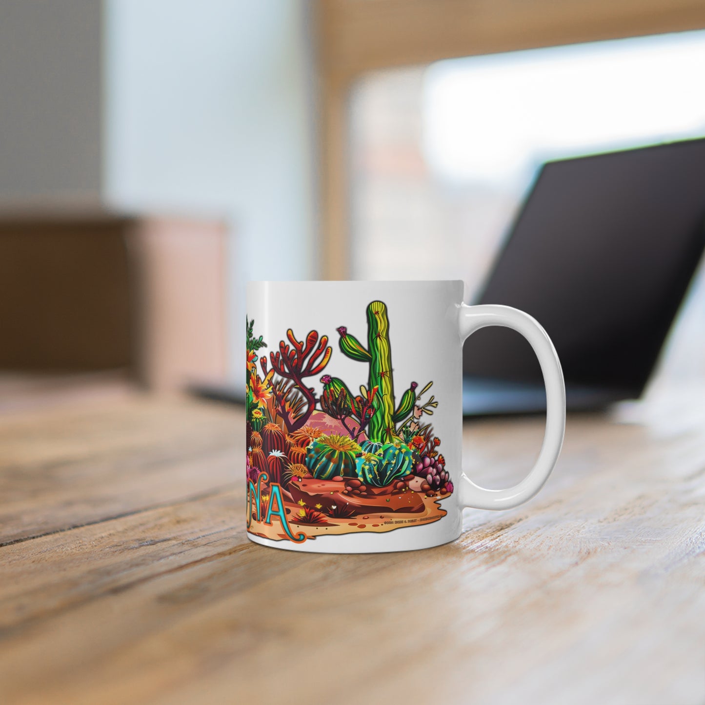 "Arizona Oasis" 11oz Coffee Mug, from Adobe Dregs Coffee Stash™