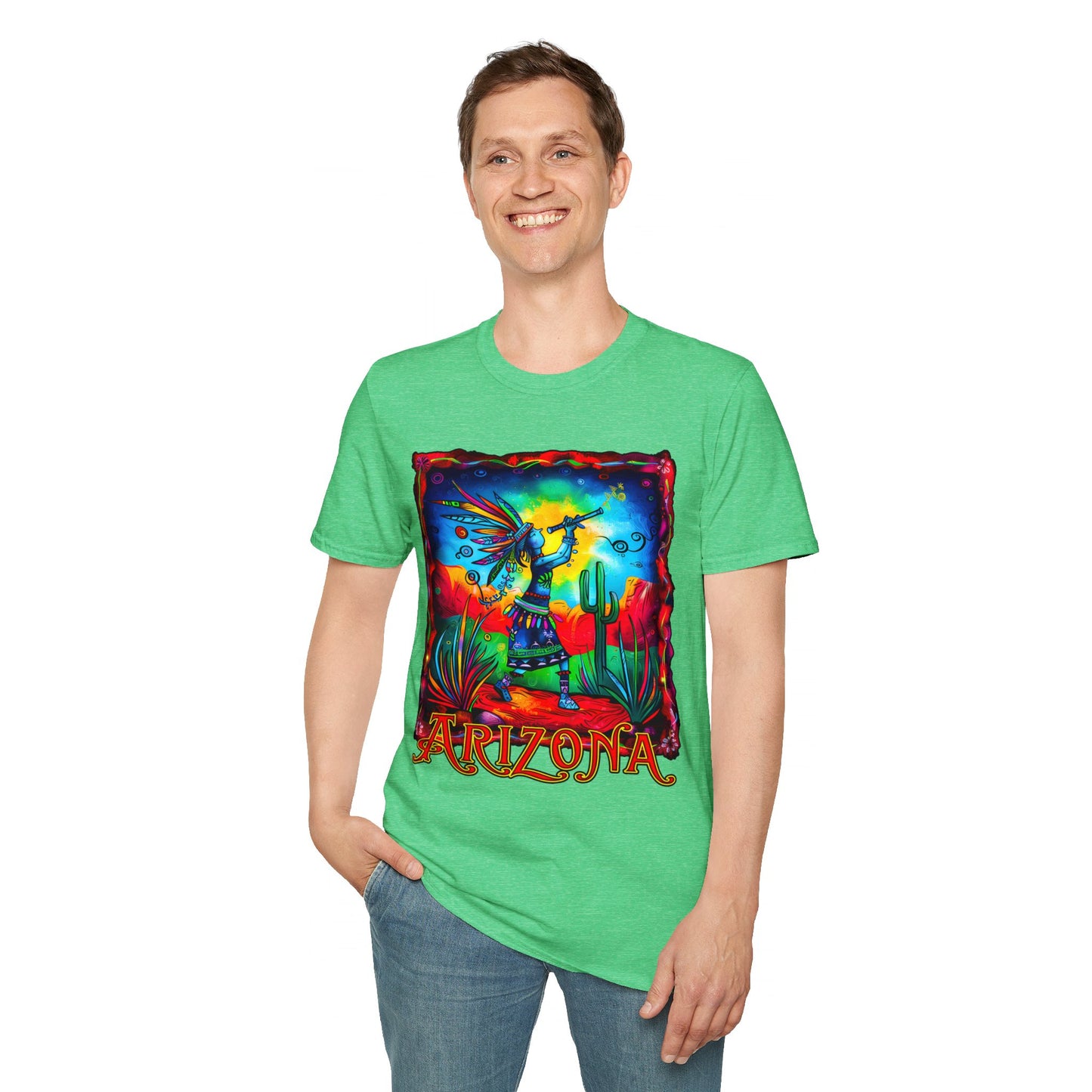 "Reverence" Unisex Softstyle T-Shirt from Adobe Dregs Coffee Stash™