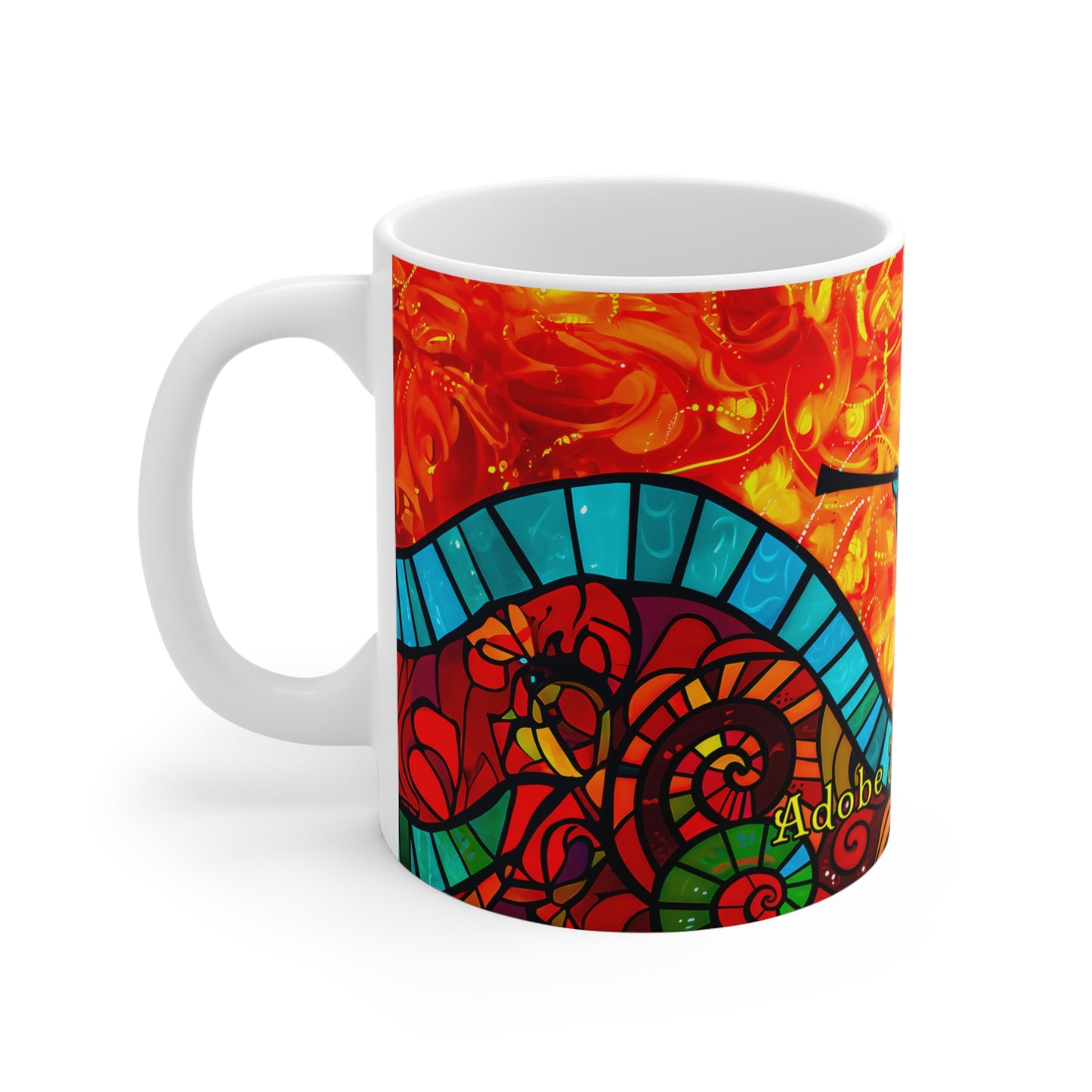 "Kooko" 11oz Coffee Mug, from Adobe Dregs Coffee Stash™