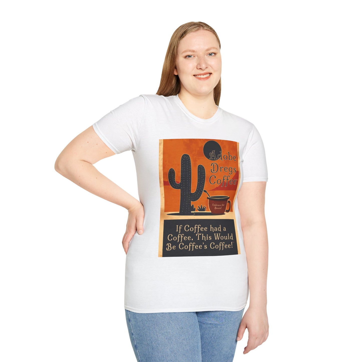 "Cacti & A'Cuppa" - Unisex Softstyle T-Shirt