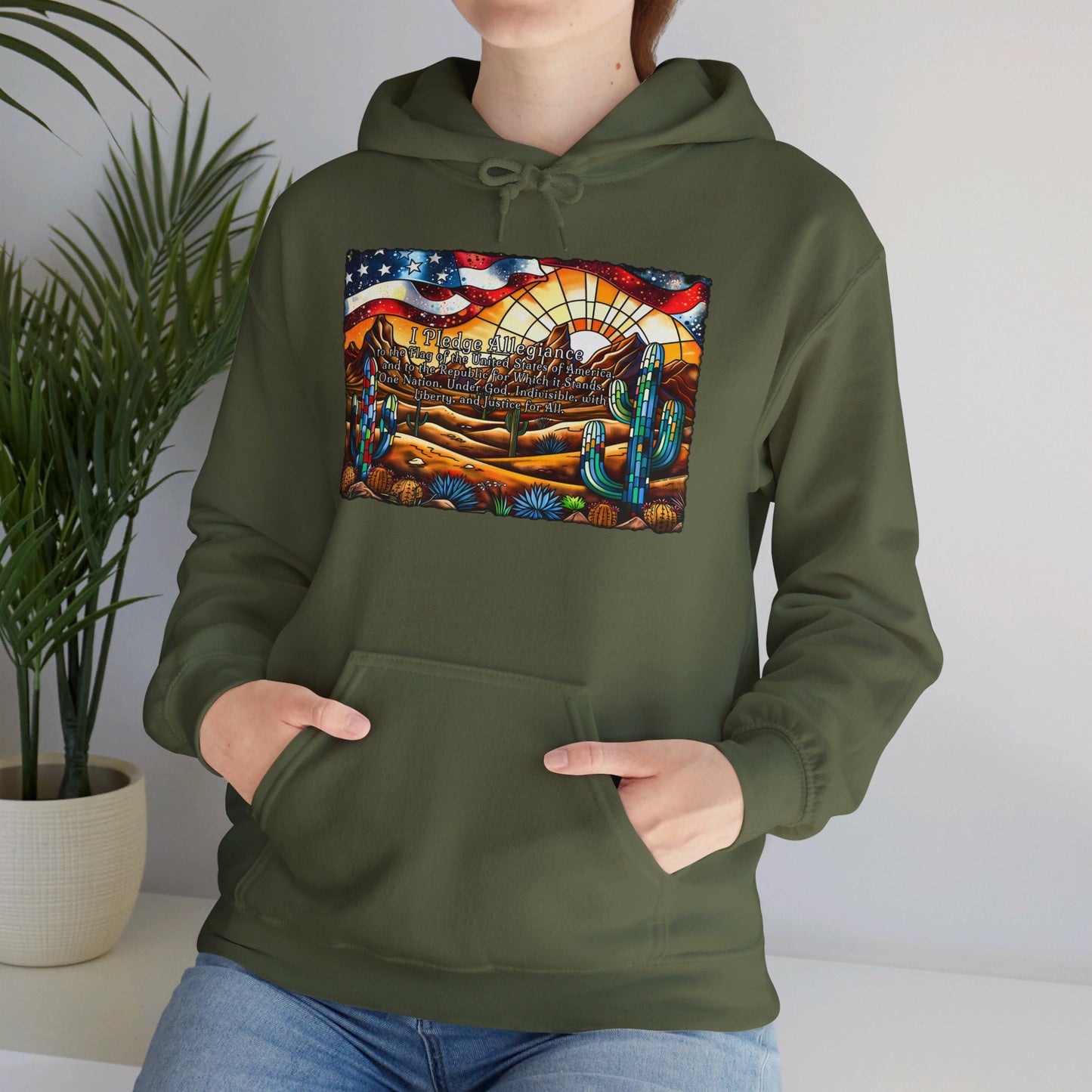 "I Pledge Allegiance..." Unisex Heavy Blend™ Hooded Sweatshirt