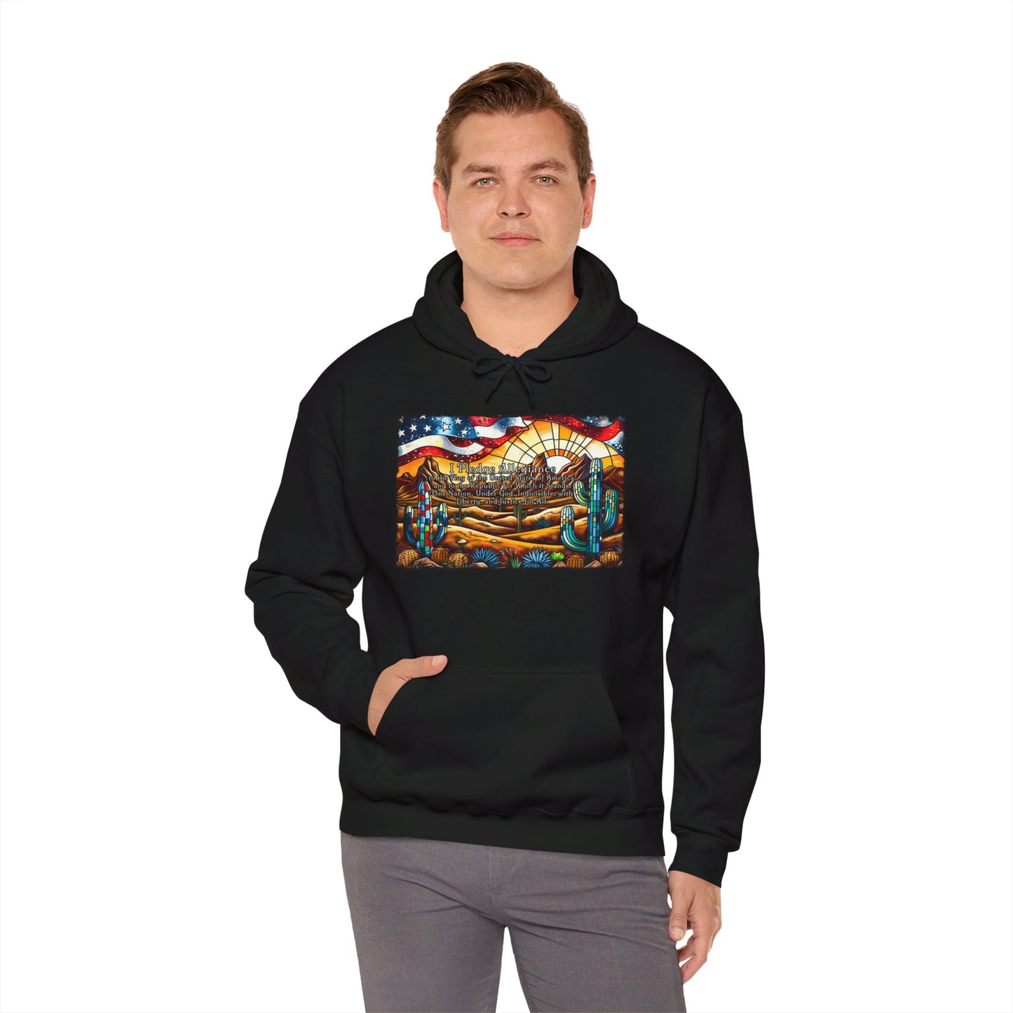 "I Pledge Allegiance..." Unisex Heavy Blend™ Hooded Sweatshirt